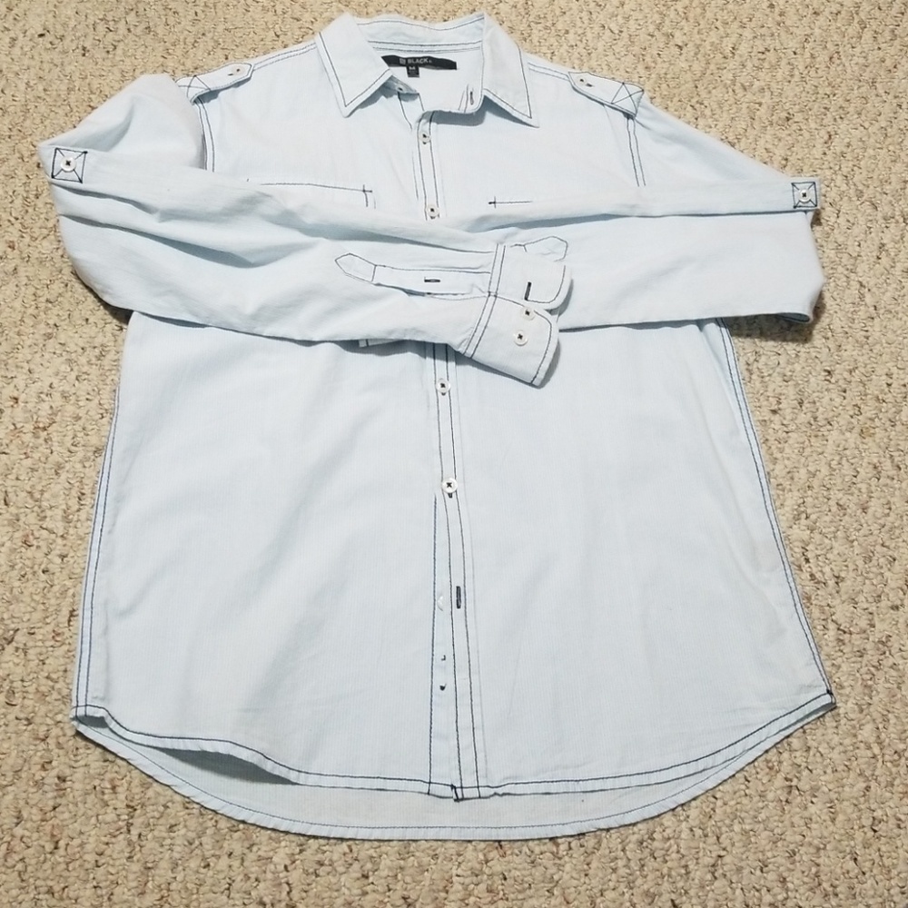 Rue 21-BLACK Men's Button down (Medium)
